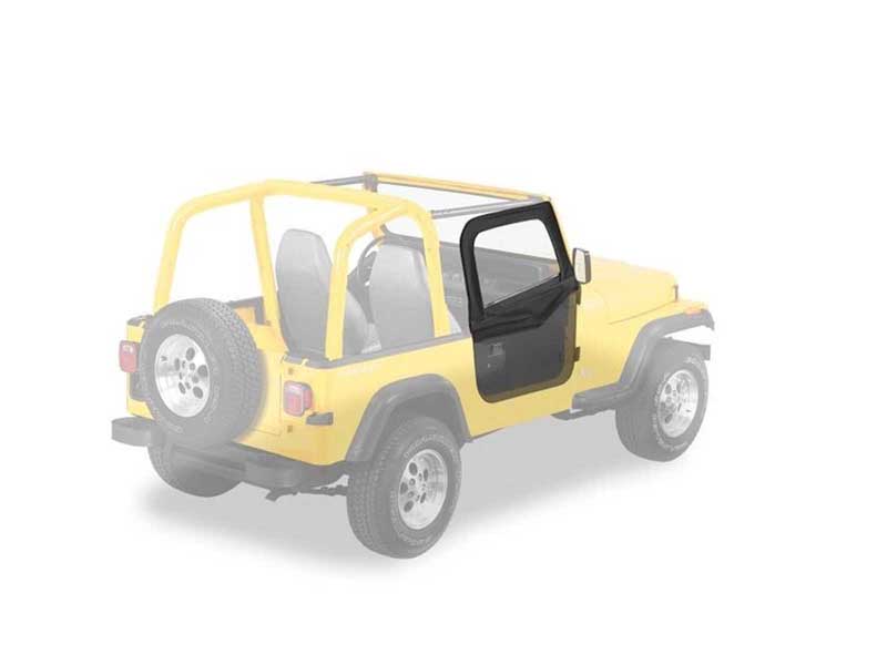 Bestop 51780-01 Rounded Upper Half-Doors Rear Corner 1988-95 Wrangler W/Supertop Classic 54599/51599