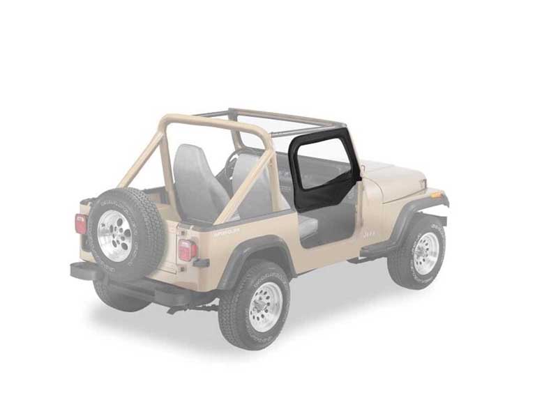 Bestop 51780-15 Rounded Upper Half-Doors Rear Corner 1988-95 Wrangler W/Supertop Classic 54599/51599