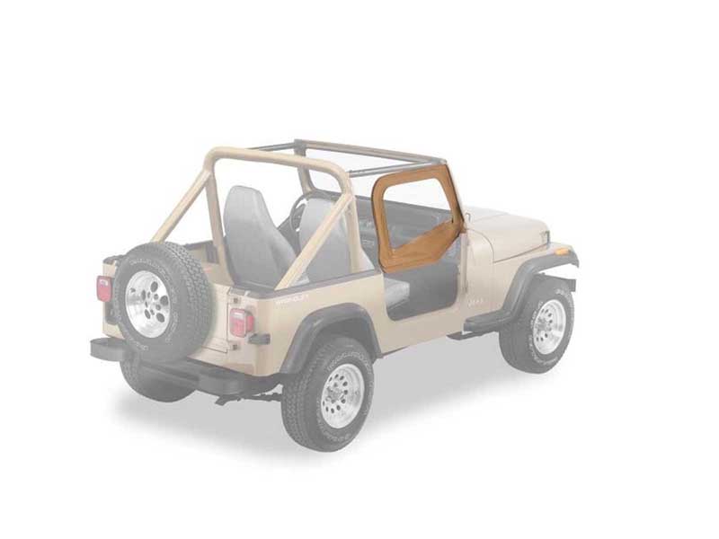 Bestop 51780-37 Rounded Upper Half-Doors Rear Corner 1988-1995 Wrangler W/Supertop 54599, 51599