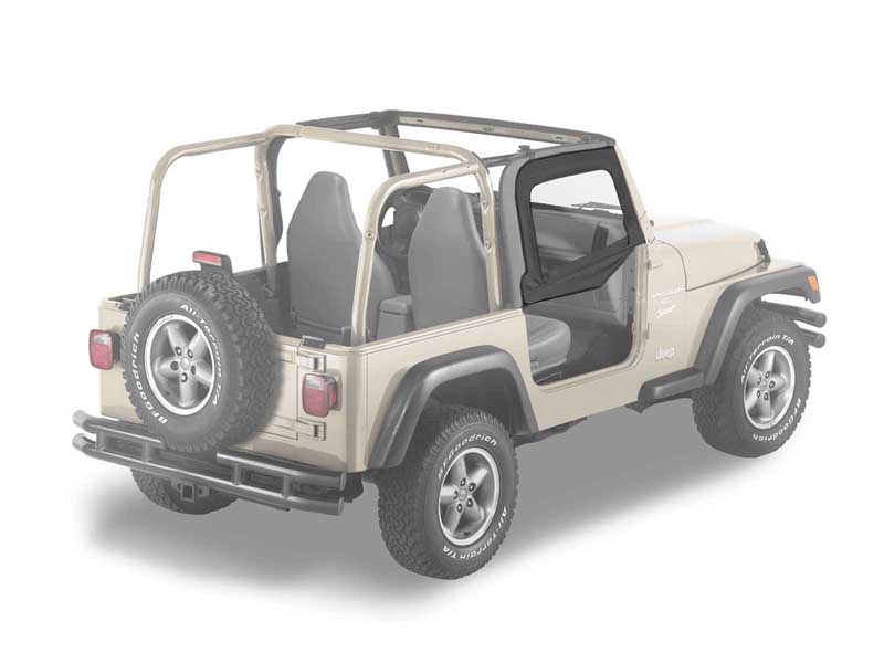 Bestop 51790-35 Half Doors Jeep 1997-2006 Wrangler TJ Black Diamond
