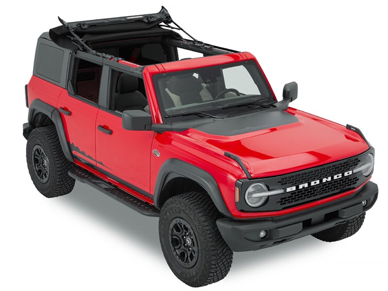Bestop 52462-35 Skyrider Retractable Top in Black Diamond for 2021-2023 Ford Bronco HardTop