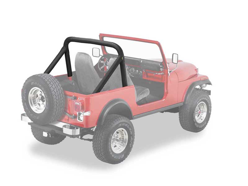Bestop 80007-15 Jeep Sport Bar Covers For Jeep 1980-1983 CJ5 Black Denim