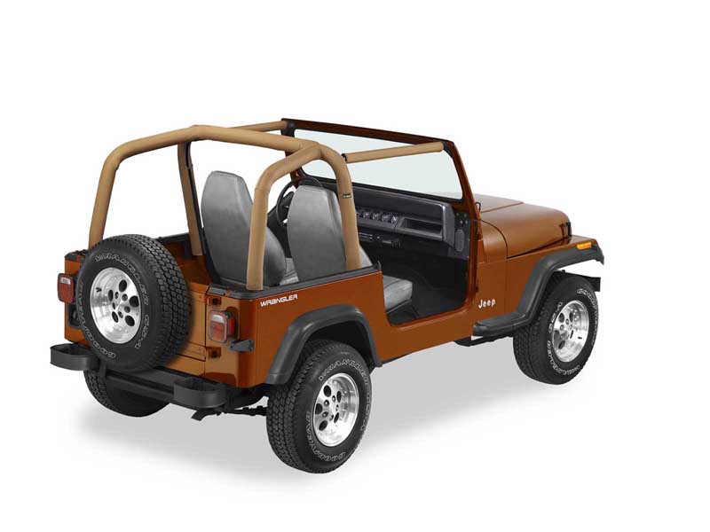 Bestop 80009-37 Jeep Sport Bar Covers For Jeep 1992-1995 Wrangler YJ Spice