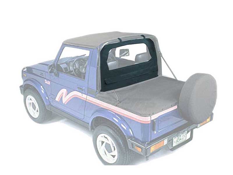 Bestop 80061-15 Standard Windjammer For Suzuki 1986-1994 Samurai Black Denim