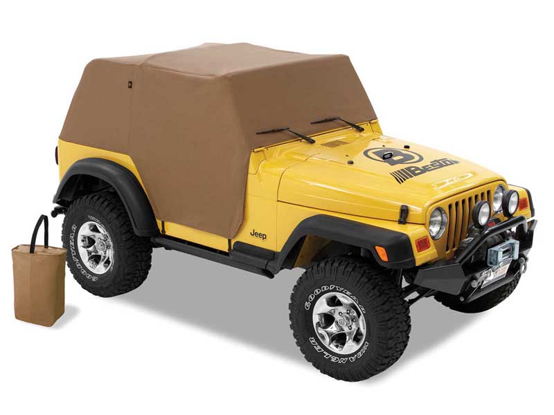 Bestop 81037-37 All Weather Jeep Trail Cover For Jeep Jeep 1997-2006 Wrangler TJ Spice