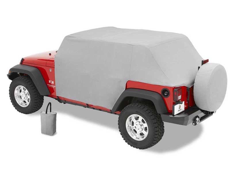 Bestop 81038-09 All Weather Jeep Trail Cover For Jeep 2004-2006 Wrangler TJ Charcoal/Gray