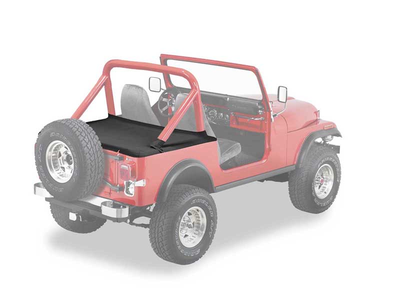 Bestop 90003-15 Cargo Deck Covers For 1980-1986 CJ7 Supertop Bows Fold Down No Channels