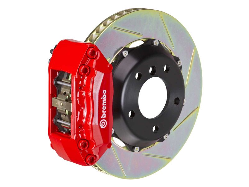 Brembo 112.6003A2 GT Red 4-Piston Front Brake Kit 328mm TY1 Slotted 1997-2001 Acura Integra Type-R