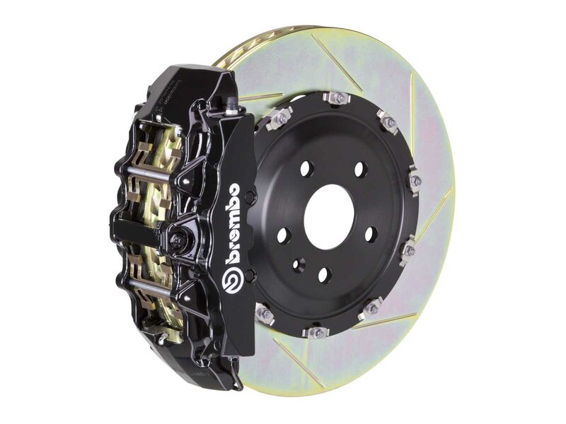 Brembo 1G2.9004A1 GT Black 8-Piston Front Brake Kit 380mm TY1 Slotted for 03-06 Expedition/Navigator