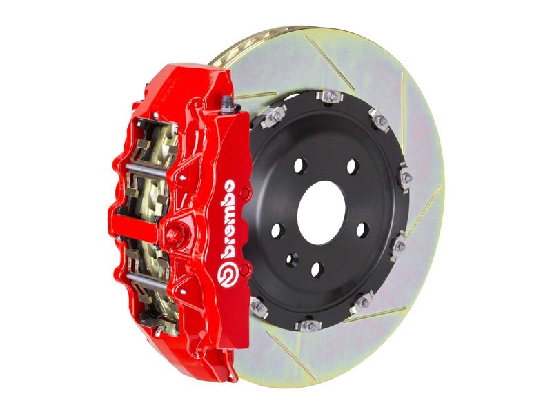 Brembo 1G2.9022A2 GT Red 8-Piston Front Big Brake Kit 380mm TY1 Slotted for 2003-2011 E55/CLS
