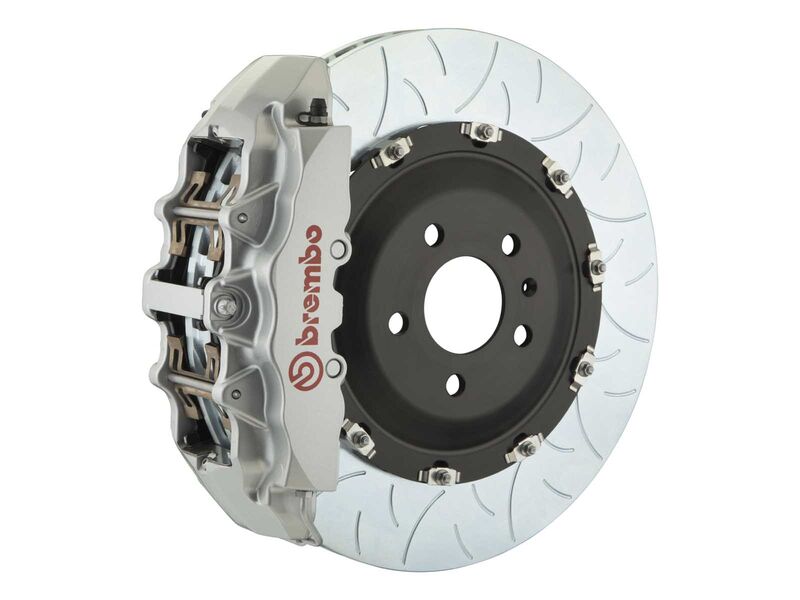 Brembo 1G3.9012A3 GT 380mm Silver 8-Piston Front Big Brake Kit TY3 Slotted for 1997-2003 BMW 5/M5