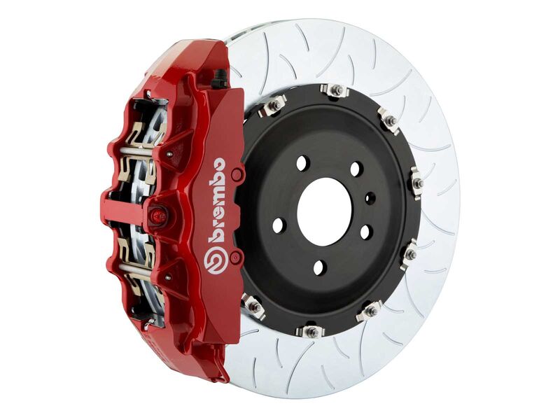 Brembo 1G3.9026A2 GT 380mm Red 8-Piston Front Big Brake Kit TY3 Slotted 2005-2011 Mercedes G55 AMG