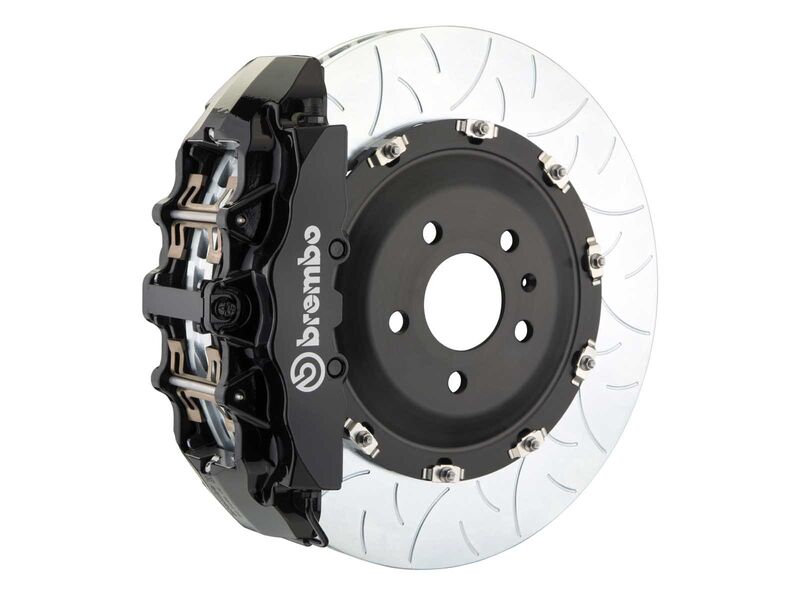 Brembo 1G3.9031A1 GT 380mm Black 8-Piston Front Big Brake Kit TY3 Slotted 2004-07 Titan/Armada/QX56