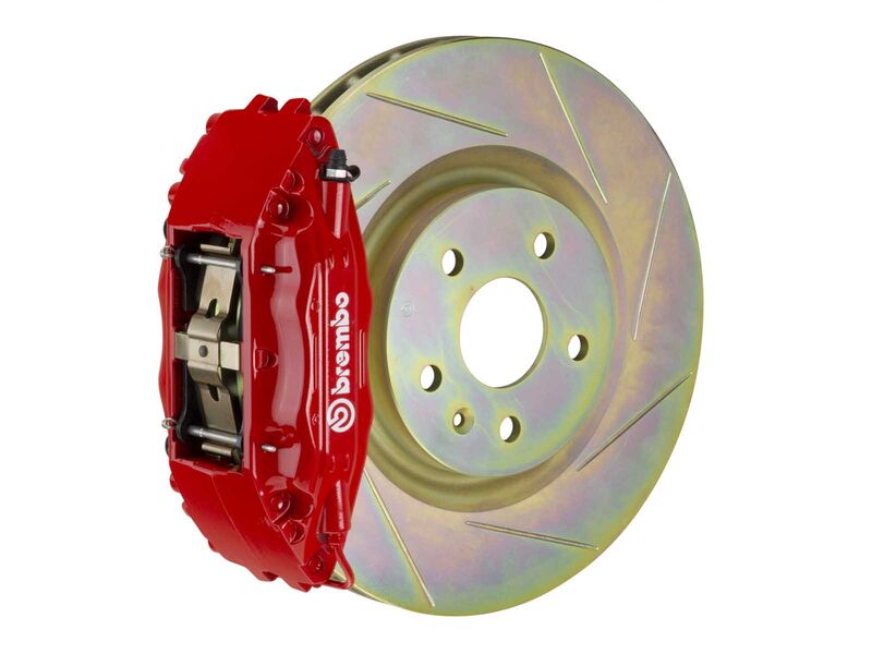 Brembo 1H5.6005A2 GT Red 4-Piston Front Big Brake Kit 326mm TY1 Slotted for 2012-Up FR-S/BRZ/86/GR86