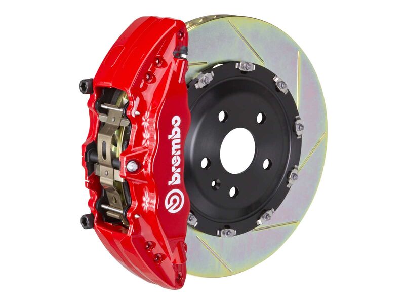 Brembo 1J2.9015A2 GT Red 6-Piston Front Brake Kit 380mm TY1 Slotted 15-21 F150/Expedition/Navigator