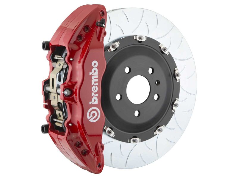 Brembo 1J3.9015A2 GT 380mm Red 6-Piston Front Brake Kit TY3 Slotted 2015-21 F150/Expedition/Navi