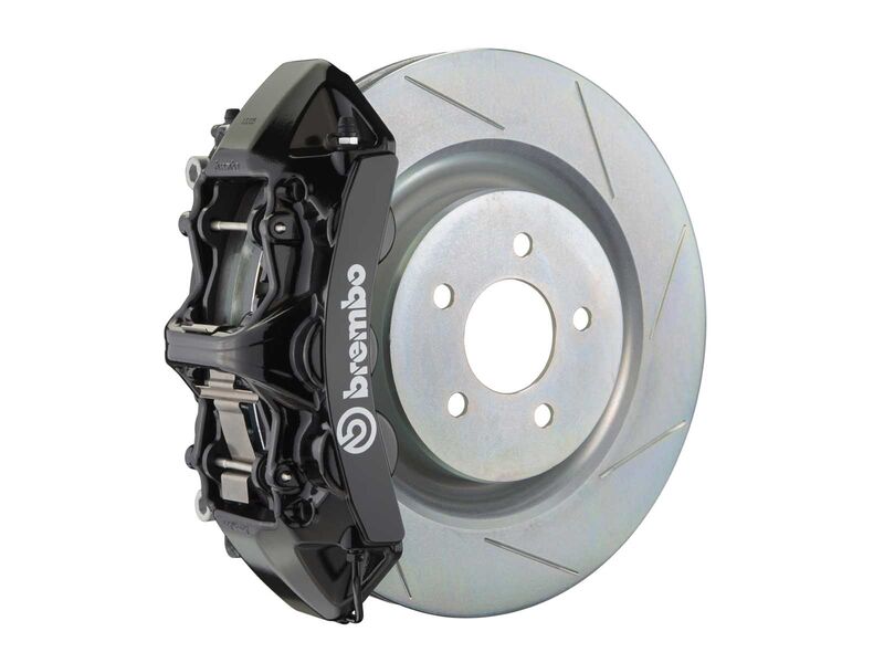 Brembo 1L5.8018A1 GT Black 6-Piston Front Big Brake Kit 355mm TY1 Slotted for 2016-2024 Camaro