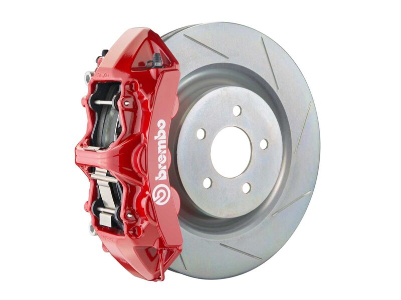 Brembo 1L5.8018A2 GT Red 6-Piston Front Big Brake Kit 355mm TY1 Slotted for 2016-2024 Camaro