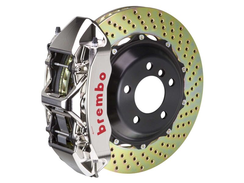 Brembo 1M1.8014AR GT-R 6-Piston Billet Monobloc Front Brake Kit 355mm Drilled 2005-2013 Corvette C6