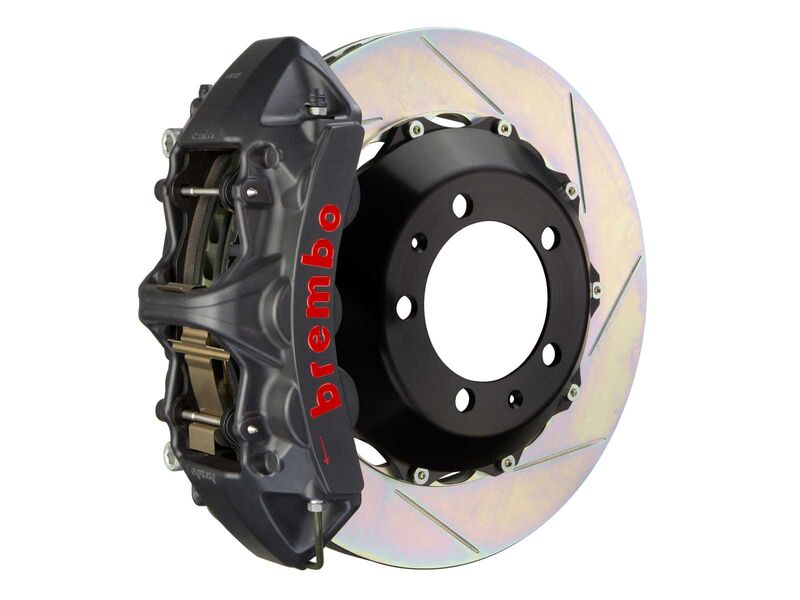 Brembo 1M2.9030AS GT-S 6-Piston Cast Monobloc Front Big Brake Kit 380mm TY1 Slotted 2005-14 Mustang