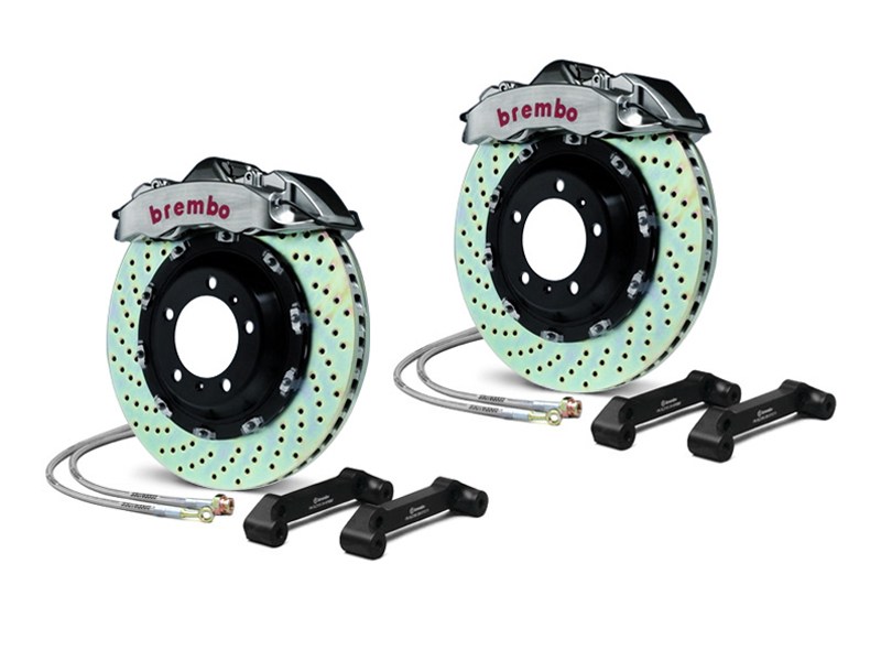 Brembo 1N1.9020AR GT-R Front Big Brake Kit 6-Piston 15-inch Drilled Rotors 2012 2013 Camaro ZL1