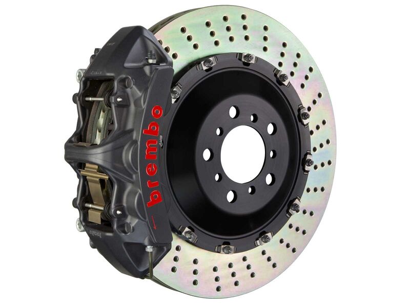 Brembo 1N1.9024AS GT-S 6-Piston Cast Monobloc Front Big Brake Kit 380mm Drilled 2007-18 Wrangler JK