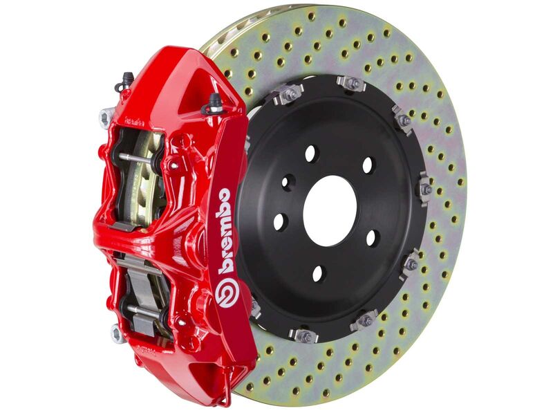 Brembo 1N1.9088A2 GT Red 6-Piston Front Big Brake Kit 380mm Drilled 2016-24 BMW/Mini
