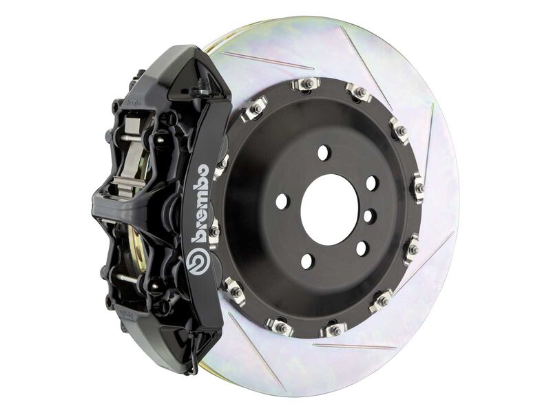 Brembo 1N2.8501A1 GT Black 6-Piston Front Big Brake Kit 365mm TY1 Slotted for 2005-2013 Corvette C6