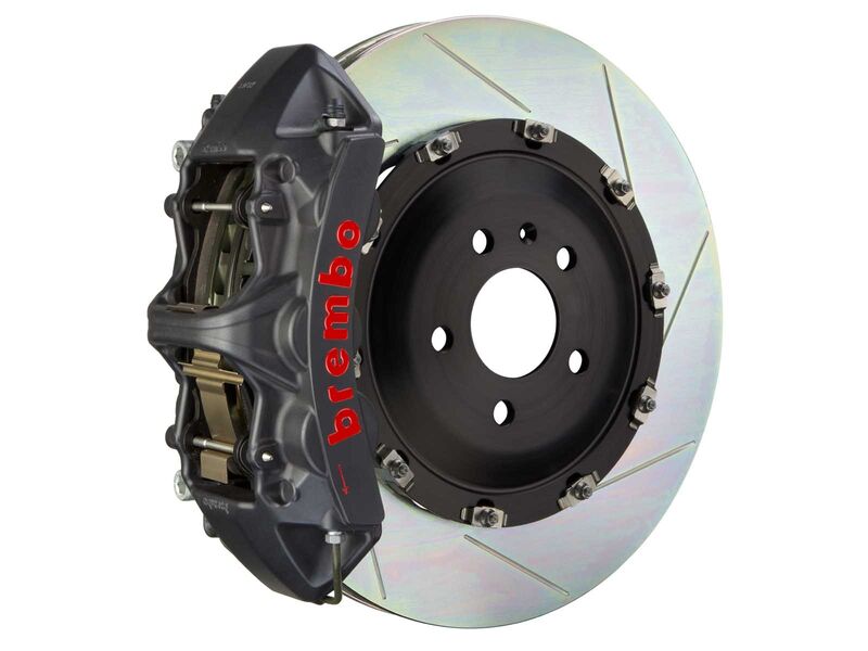 Brembo 1N2.8501AS GT-S 6-Piston Cast Monobloc Front Brake Kit 365mm TY1 Slotted 2005-13 Corvette C6