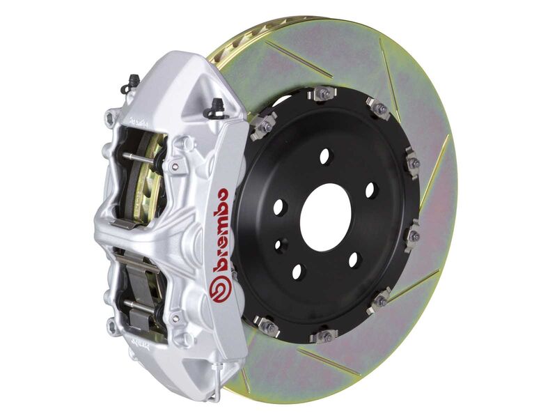 Brembo 1N2.9061A3 GT Silver 6-Piston Front Big Brake Kit 380mm TY1 Slotted for 2016-2021 C43/C450