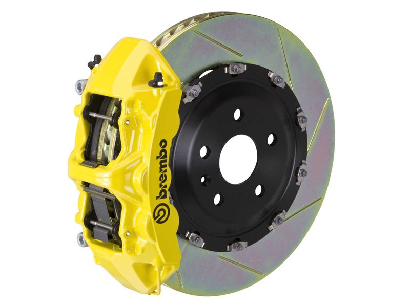 Brembo 1N2.9530A5 GT Yellow 6-Piston Front Big Brake Kit 405mm TY1 Slotted 2009-2015 Cadillac CTS-V