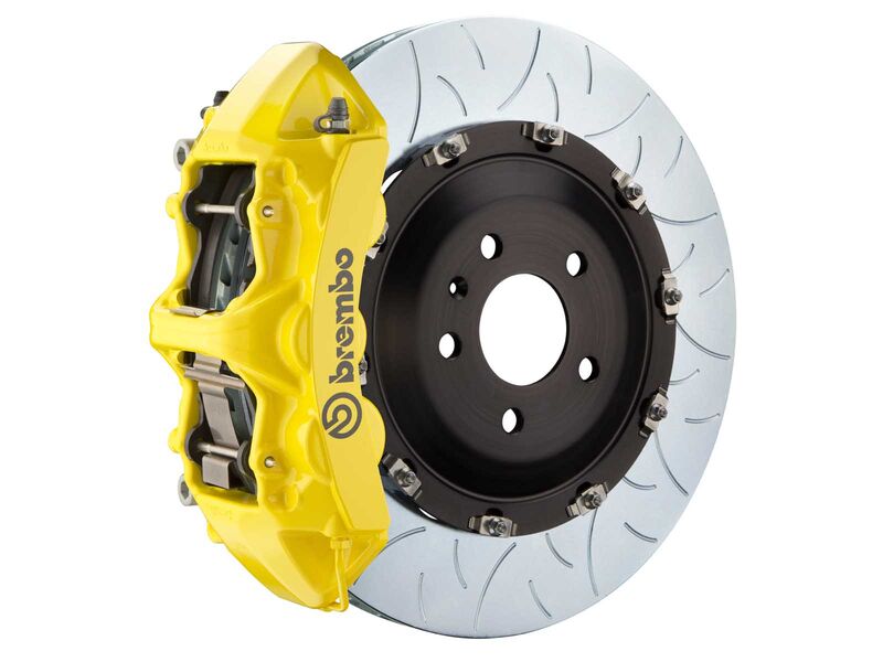 Brembo 1N3.9512A5 GT 405mm Yellow 6-Piston Front Big Brake Kit TY3 Slotted for 2008-2015 LC/LX570