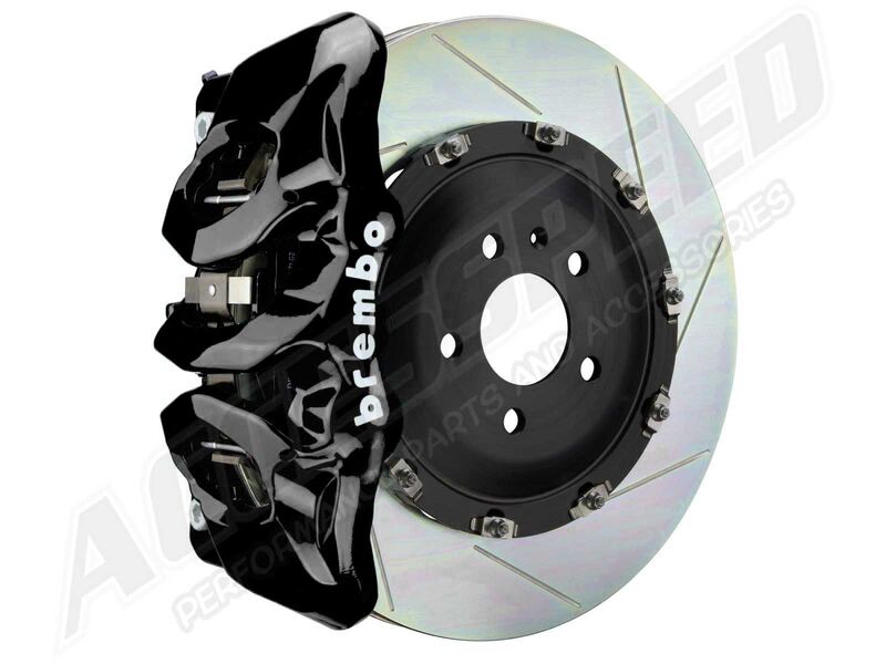 Brembo 1T2.9005A1 GT Black 6-Piston Front Big Brake Kit 380mm TY1 Slotted for 2015-2020 RS3