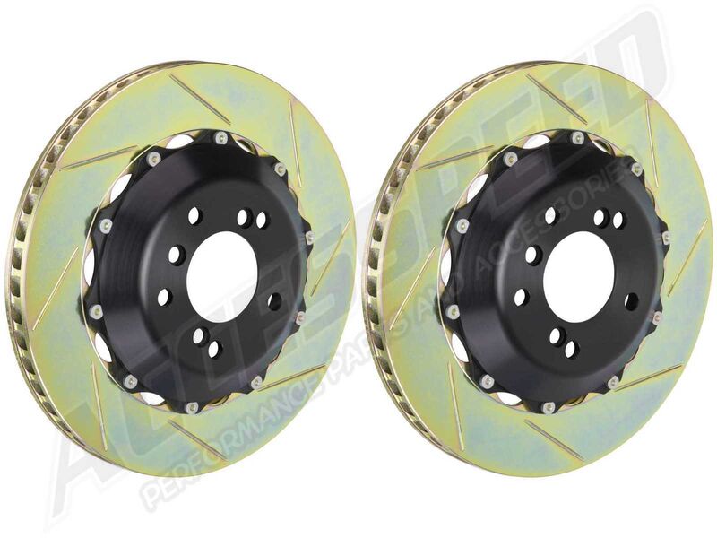 Brembo 202.8003A GT 345mm TY1 Slotted Rotor Upgrade Kit for 2008-20 IS/RC/GS-F