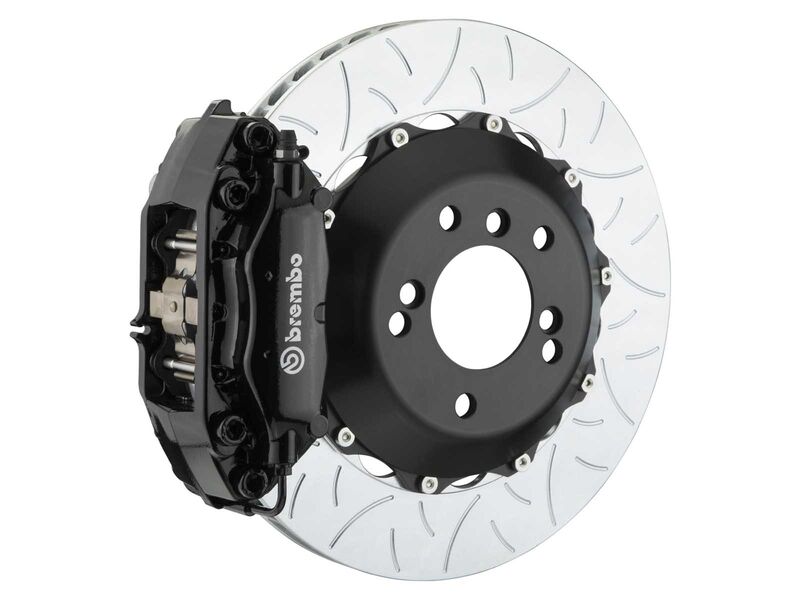 Brembo 2C3.8021A1 GT 345mm Black 4-Piston Rear Big Brake Kit TY3 Slotted for 2006-2012 BMW 3-Series