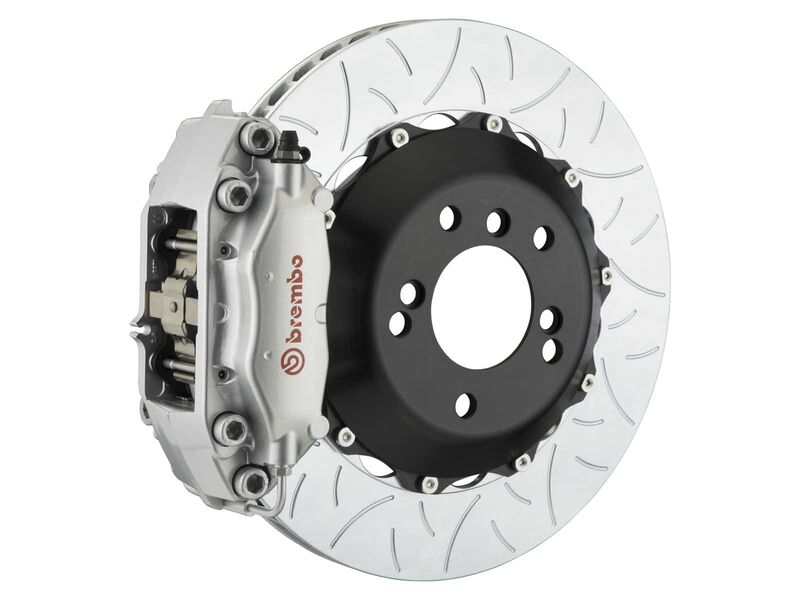 Brembo 2C3.8034A3 GT 345mm Silver 4-Piston Rear Big Brake Kit TY3 Slotted for 1989-1994 Porsche 964