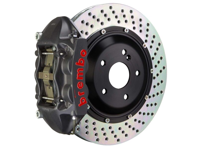 Brembo 2P1.9004AS GT-S 4-Piston Cast Monobloc Rear Brake Kit 380mm Drilled 1999-2012 Porsche 996/997