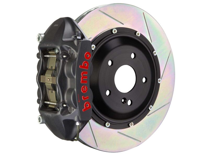 Brembo 2P2.9015AS GT-S 4-Piston Cast Monobloc Rear Big Brake Kit 380mm TY1 Slotted 2005-14 CDP SRT-8