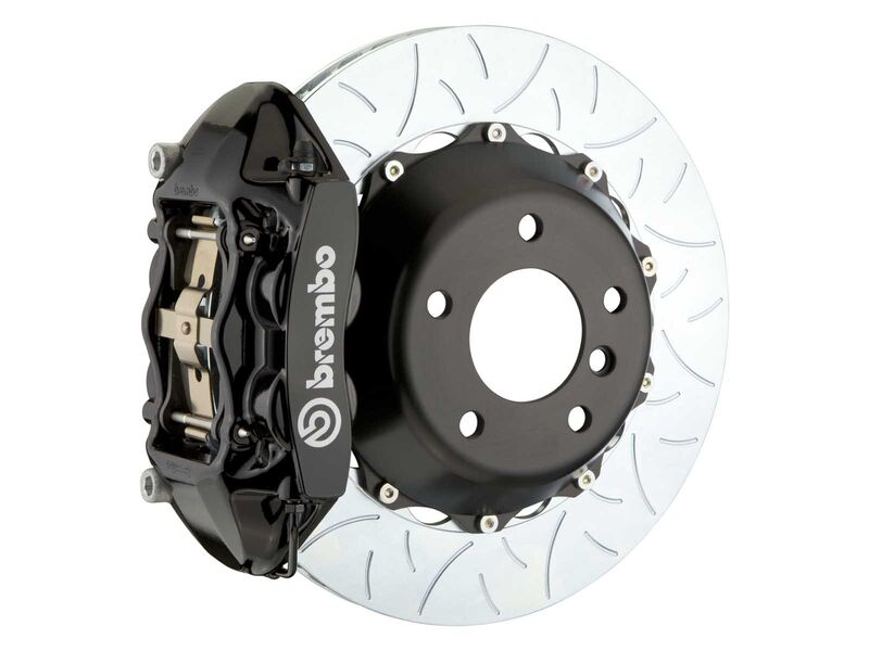Brembo 2P3.9068A1 GT 380mm Black 4-Piston Rear Big Brake Kit TY3 Slotted for 1984-1988 Testarossa