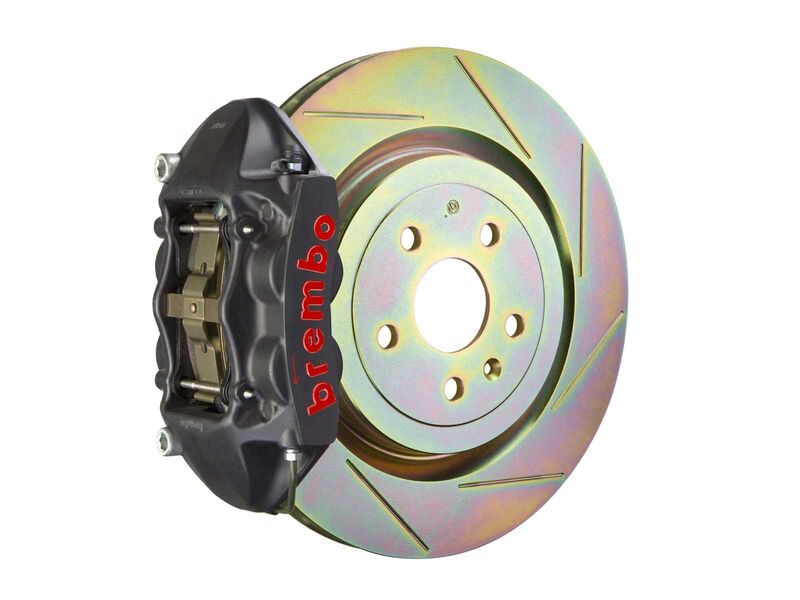 Brembo 2P5.8503AS GT-S 4-Piston Cast Monobloc Rear Big Brake Kit 365mm TY1 Slotted 2016-24 Camaro SS
