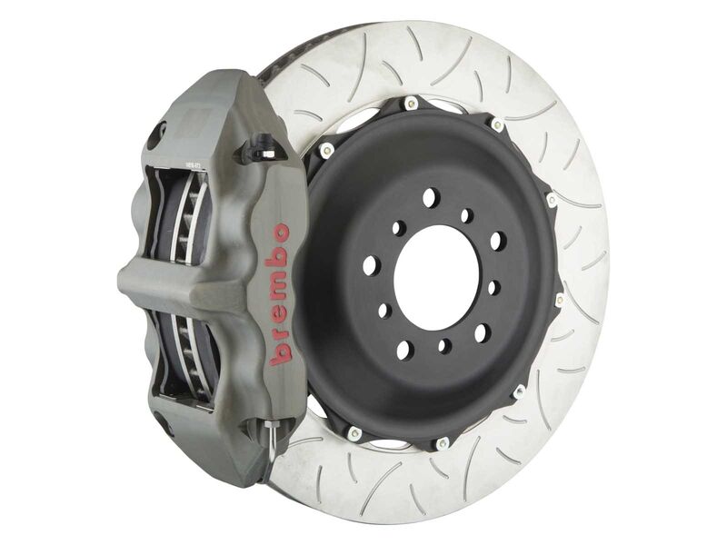 Brembo 3K3.8082AX Front 6-Piston Full-Float 355mm T3 Slotted Brake Kit for 2006-2009 Honda S2000