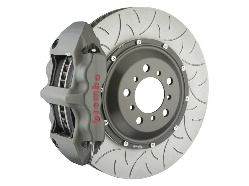 Brembo 3KC.8046AZ Front 6-Piston Brake Kit 355mm T5 Slotted Zinc for 2005-2021 Subaru WRX STi