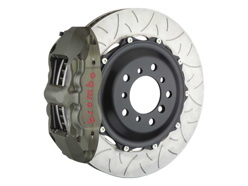 Brembo 4K3.7003AX Rear 4-Piston Full-Floating Brake Kit 332mm T3 Slotted for 1995-1998 Porsche 993