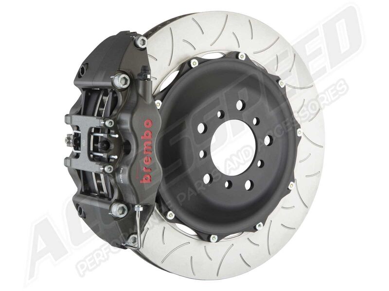 Brembo 4K3.8027A Rear 4-Piston Forged Big Brake Kit 345mm T3 Slotted for 2013-2020 BMW F30/F32/F33
