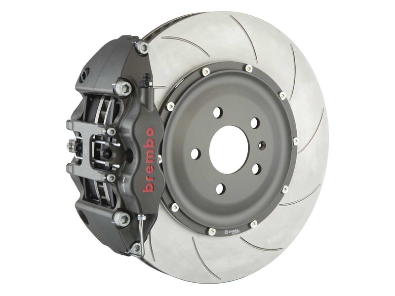 Brembo 4KC.6018AX Rear 4-Piston Forged 328mm T5 Full-Float Slotted Brake Kit for 1990-1994 Porsche