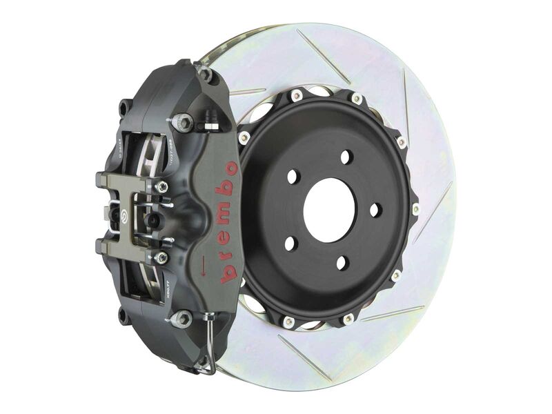 Brembo 4KC.8040AZ Rear 4-Piston Forged Big Brake Kit 345mm T5 Slotted Zinc for 2022-Up Subaru WRX