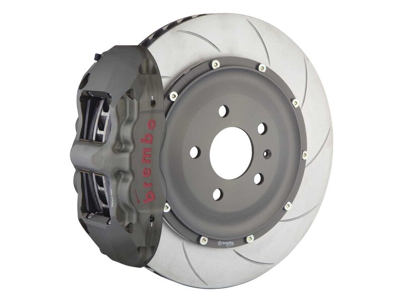 Brembo 4KC.9003AX Rear 4-Piston 380mm T5 Full-Float Slotted Brake Kit for 2000-2009 Ferrari