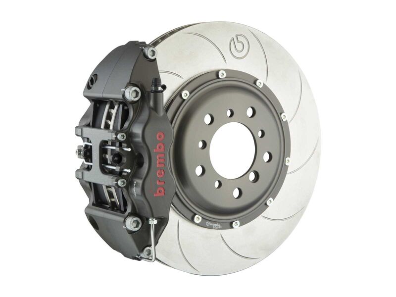 Brembo 4KD.8039A Rear 4-Piston Forged Big Brake Kit 345mm T3L Slotted for 2012-Up FR-S/BRZ/86/GR86