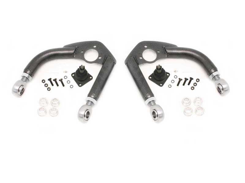 BMR AA004H Upper A-Arms, Adjustable With Rod Ends, Black Hammertone for 1993-2002 F-Body