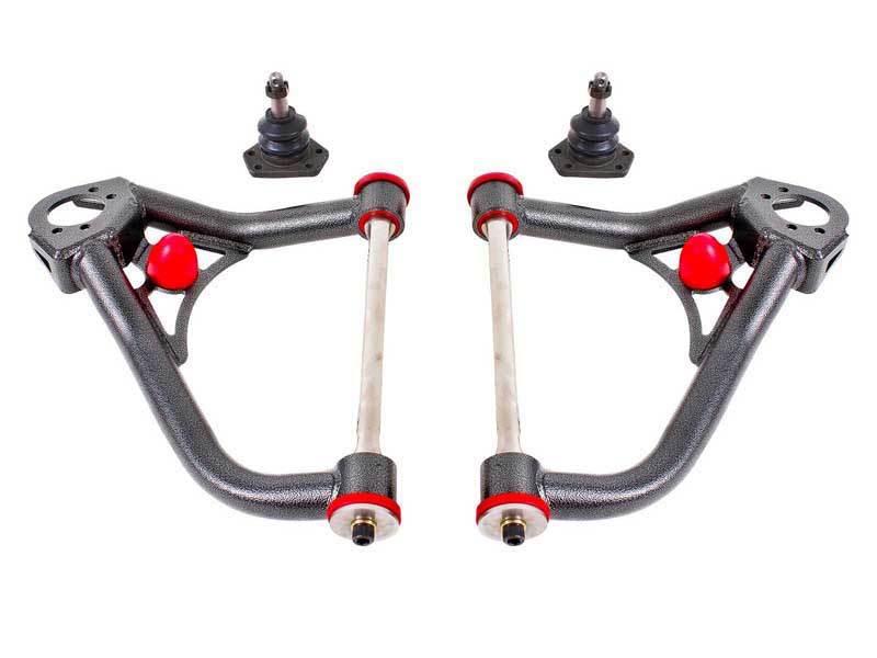 BMR AA005H Upper A-Arms, Non-Adj W/Polyurethane Bushings, Black, 1967-1969 F-Body, 1968-1974 X-Body